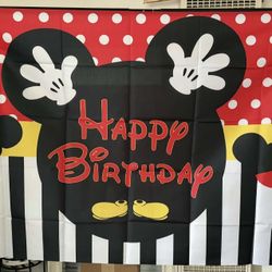 Mickey Mouse Backdrop