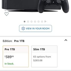 Ps4 Pro 1tb For Sale