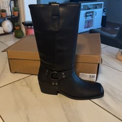 Black Leather Boots Never Worn $100 Firm