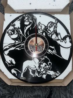 Lion King Vinyl Record Wall Clock