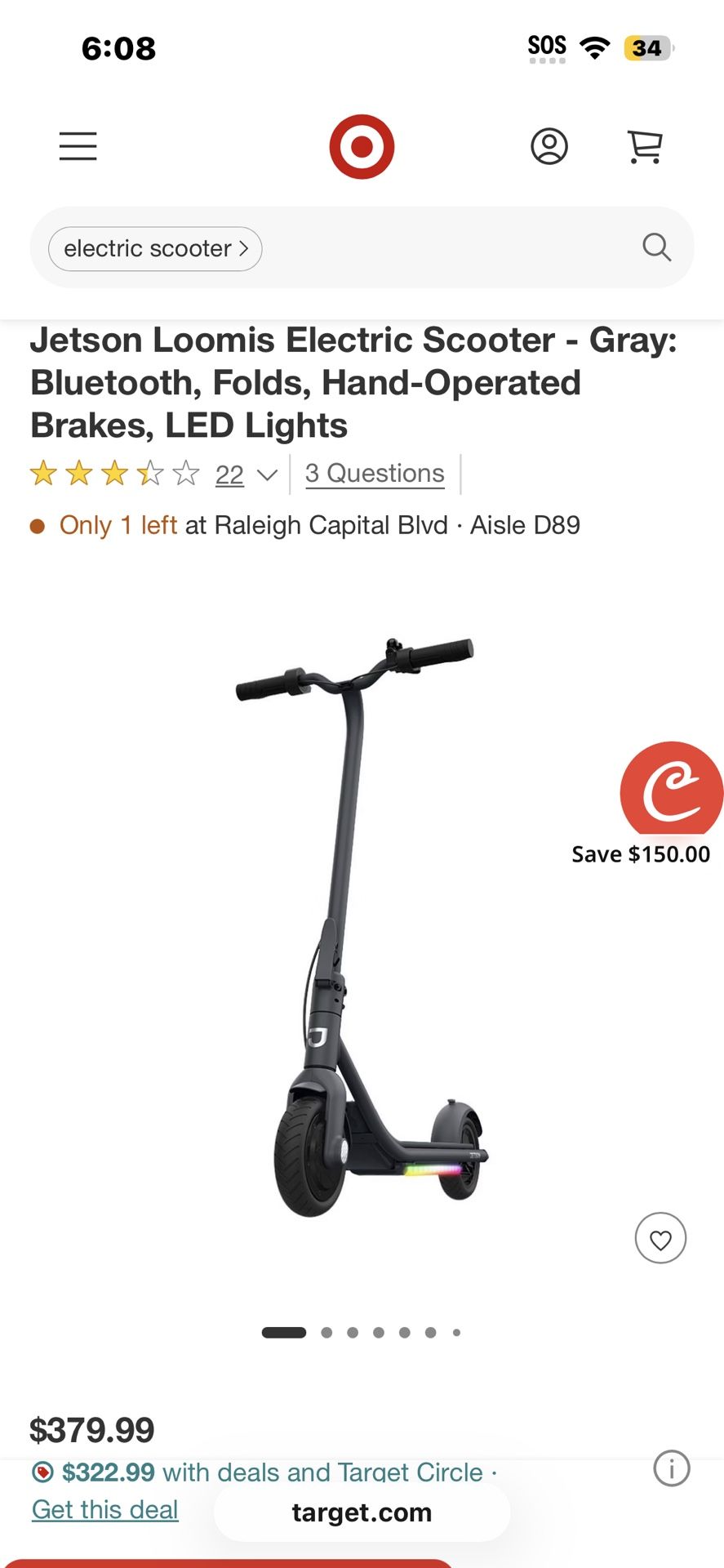 Ember Jetson Electric Scooter