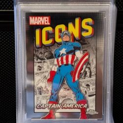 Captain America Marvel Icons PSA 10 