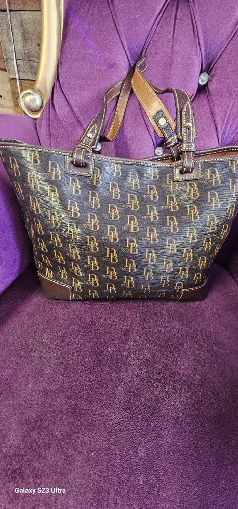 Vintage DOONEY & BOURKE 1975 SUSANNA LARGE TOTE BAG