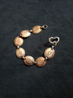 Copper Bracelet Concho design