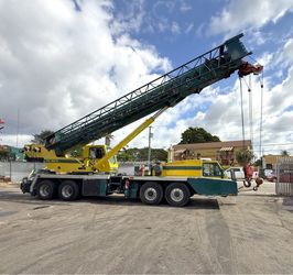 51100C8 BOOM CRANE TRUCK LINKBELT HTC8665 65 TONS 110'+ 36' JIG HIGH