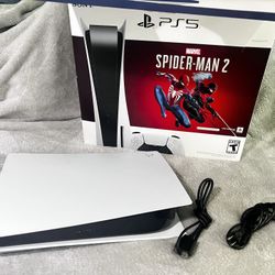 PS5 Disc Edition - Spider-Man 2 Bundle (Console Only) 