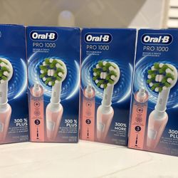 New Oral B toothbrushes 