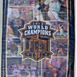 New SF Giants 2012 World Series Champion BANNER SGA 4/21/2013 NEW San Francisco 