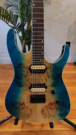 Leo Jaymz Electric Guitar Monsoon Series, Reverse headstock, 6 strings