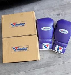 New set of Winning brand boxing gear