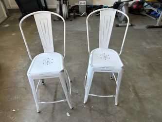 Distressed bar stools
