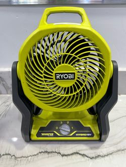 RYOBI 18V ONE+ 7.5in Whisper Hybrid Fan PCL811 - Hyper Green