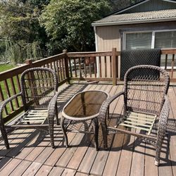 Wicker Outdoor Patio Set 