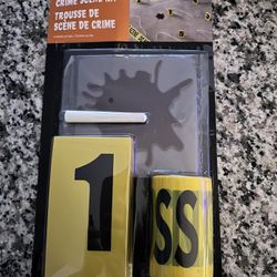 Halloween Crime Scene Kit