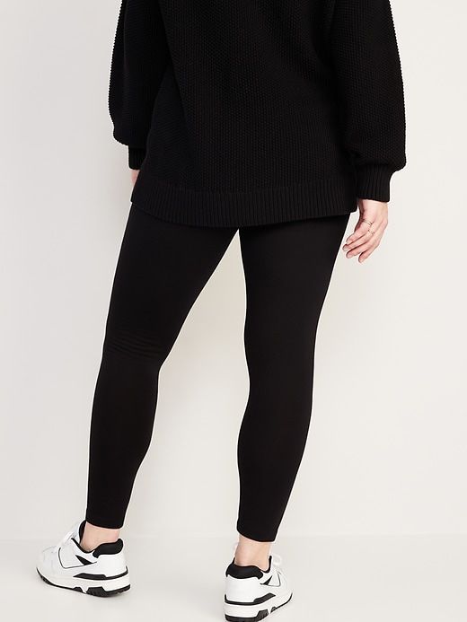 High-Waisted Fleece-Lined Leggings - Old Navy Gap Size XL Tall