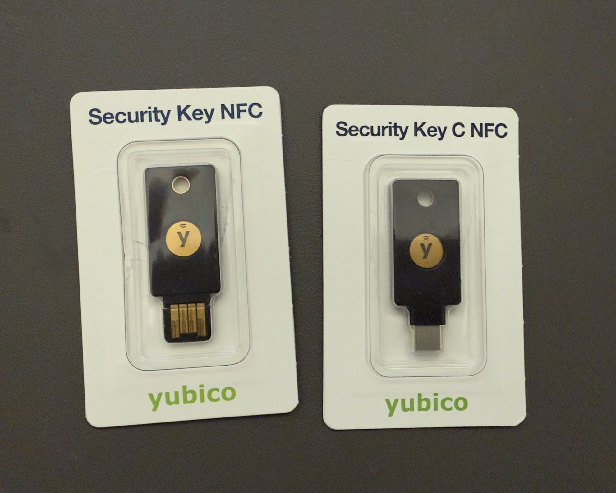 Yubico Yubikey Security Key C NFC & Security Key NFC bundle. Firmware 5.7.4