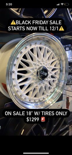 18” BBS Rims Get Approved for Finance Now ! NO CREDIT CHECK