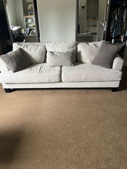 Cream 3 Seater Sofa