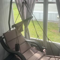 Patio Chair Swing With Stand