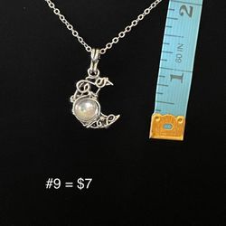 Beautiful Moon Necklace 