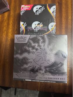Pokemon Center Pitch Black ETB and Booster Box
