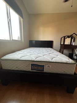 Full Size Premium Back Support Mattress with Bed