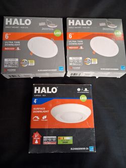 Halo direct connect can lights set of 3.2/6" and 1/4"