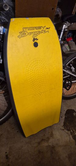 Boogie board/ morey Boogie great for teens and adults and some kids probably 10 and up maybe younger
