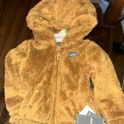Eddie Bauer Teddy Bear Plush Jacket 18 Month Old