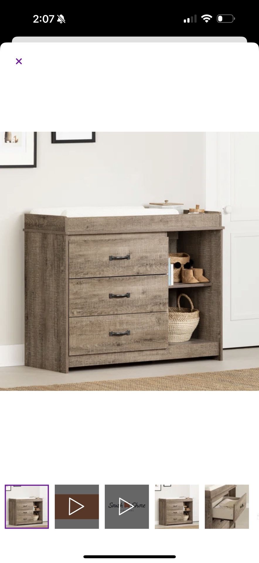 Unopened - Brand New Baby Changing Table