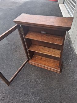 Wood wall cabinet