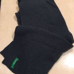 Vintage Benetton Cashmere Scarf Italy Burberry 