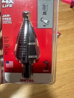 Milwaukee Step Drill Bit – Metal, Jam-Free