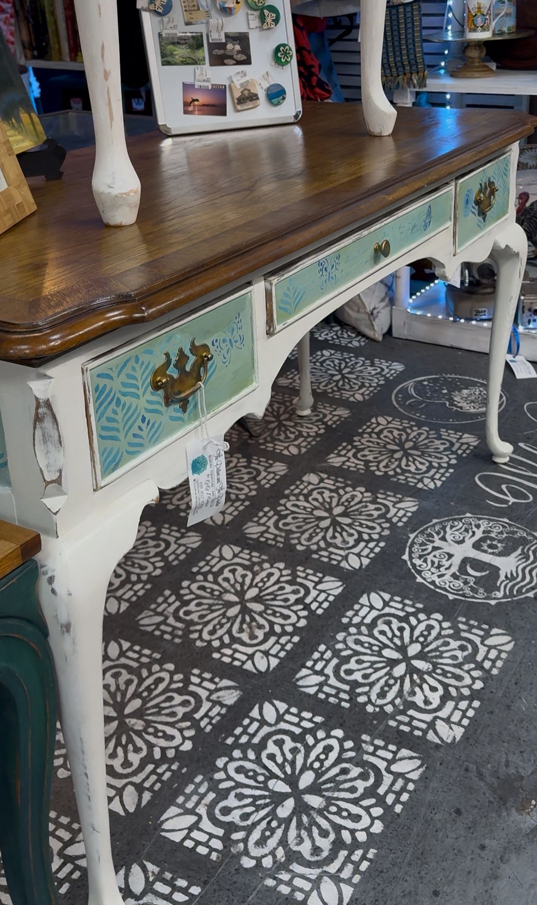 Hand Painted French Provincial Desk