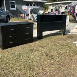 Bed frame and Dresser