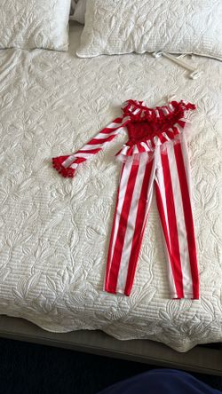 Girls candy cane costume