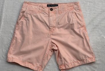 American Eagle Classic Chino Shorts Mens Size 30 Salmon Pink Casual