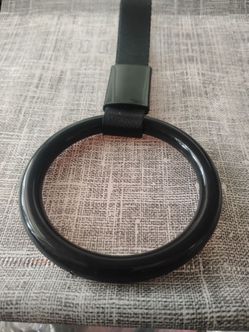 🕳️Burrako Tsurikawa | Classic Black Ring Car Handle
