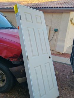 28x80 textured 6 panel prehung door