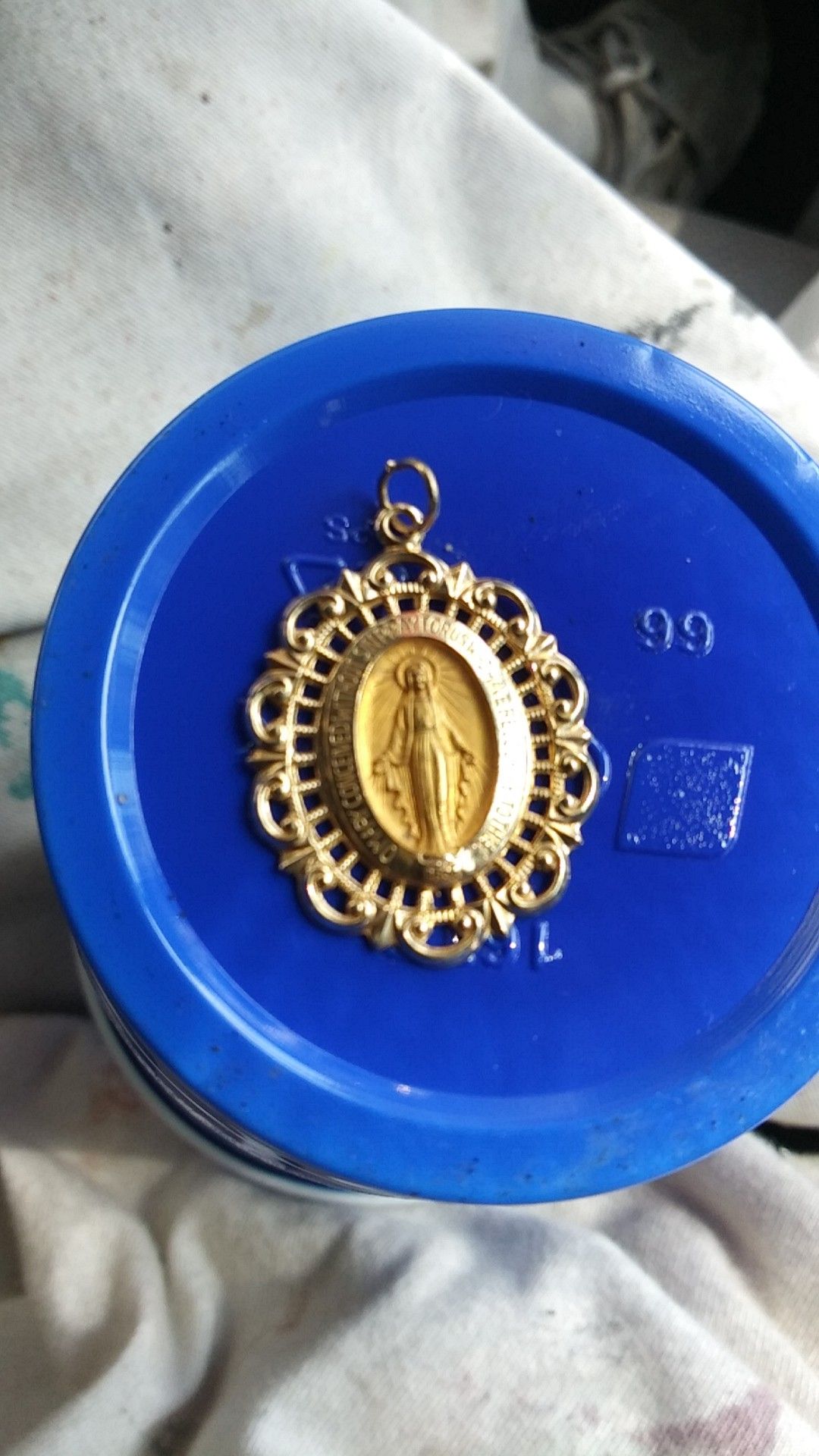 14k Jesus Charm