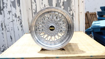 17 INCH STAGGERED SET BBS SUPER RS STYLE WHEELS RIMS 17X8.5 +15 / 17X10 +15 (5X100 / 5X114.3) CB: 73.1