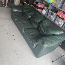 Leather sofa