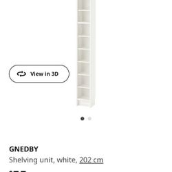 2 Ikea Gnedby CD Shelves