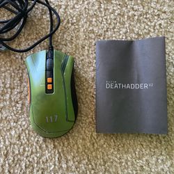 Razer DeathAdder V2 Wired Optical Gaming Mouse - HALO Infinite