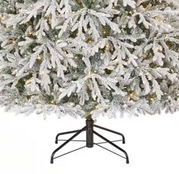7.5 ft Kenwood Fraser Fir Flocked LED Pre-Lit Tree