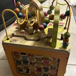 Wooden Activity Cube