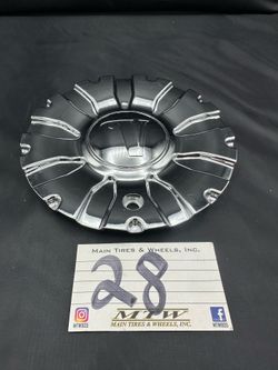 Velocity Wheels CS366-1P Chrome Wheel Center Cap