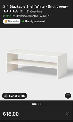 Stackable shoe rack