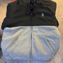 Polo Zip Up Sweatshirt 