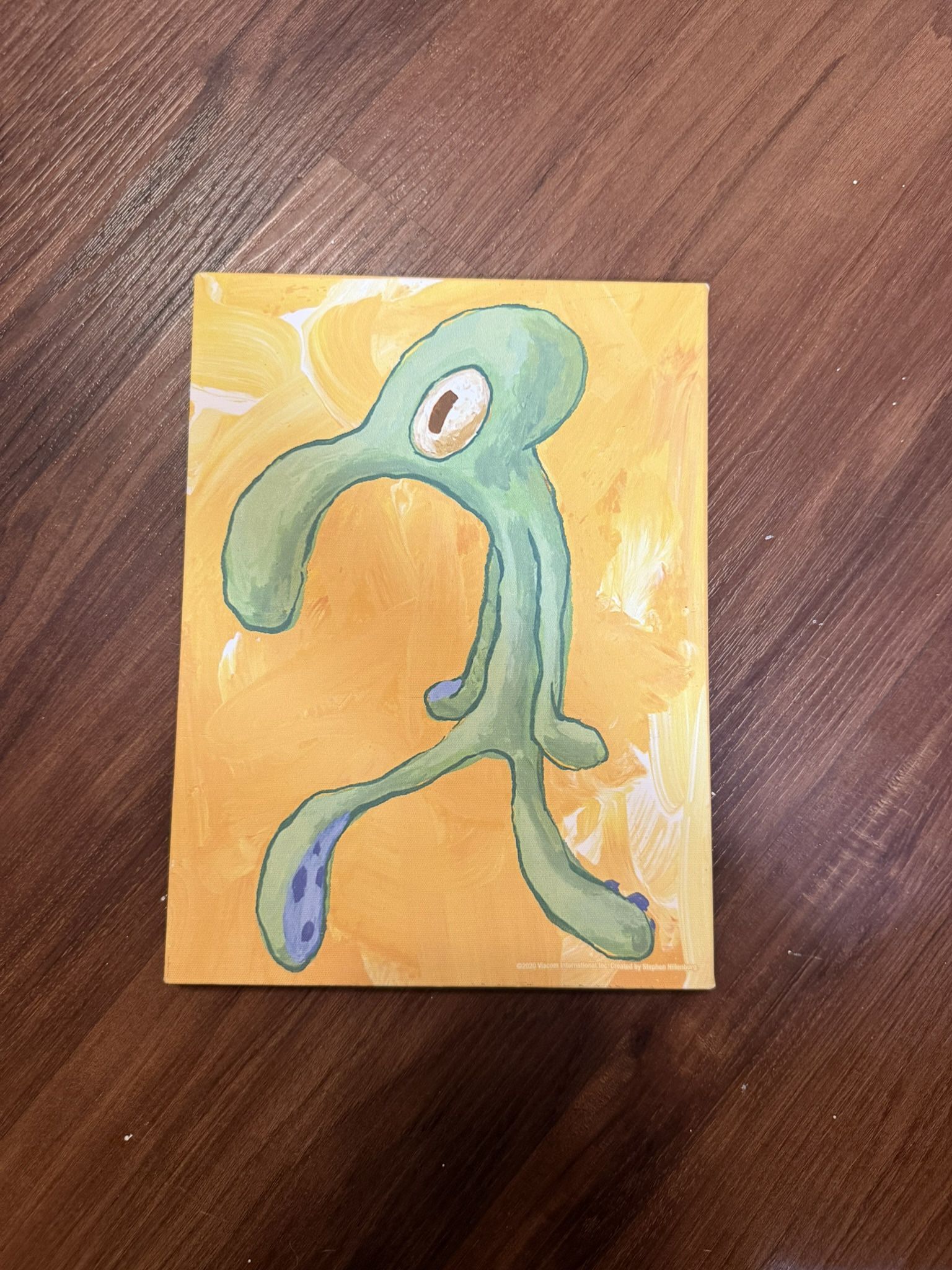 Spongebob Painting of Squidward - "Bold and Brash"